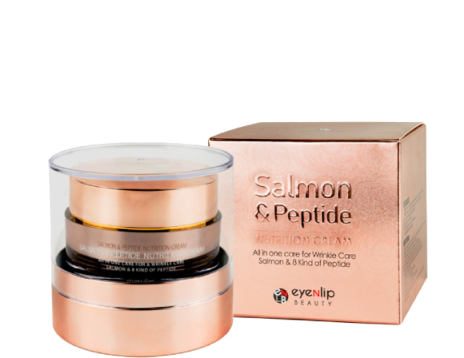 Eyenlip Beauty Crème visage à l'huile de saumon et aux peptides