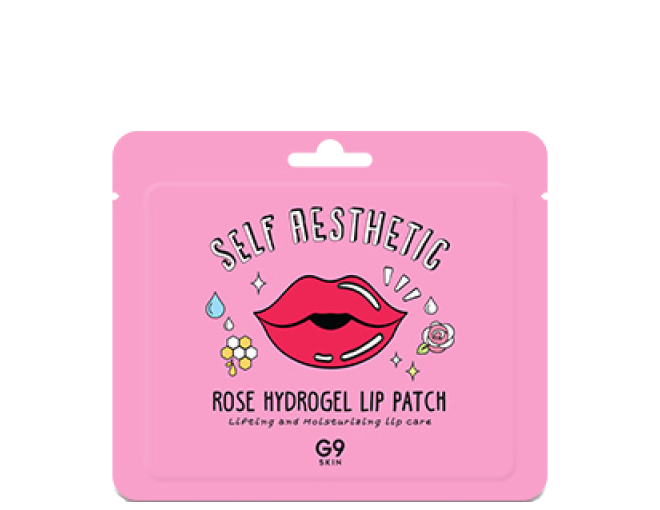 G9SKIN Masque hydrogel à la rose  pour les lèvres