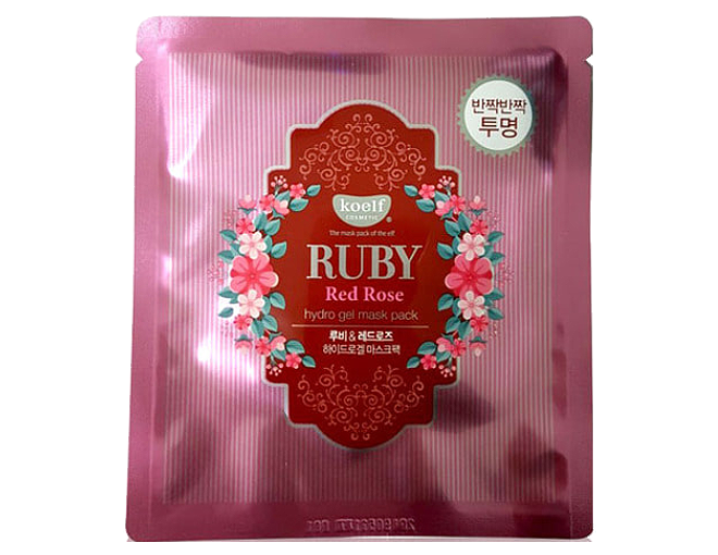 Koelf Ruby & Bulgarian Rose Hydrogel Mask Pack