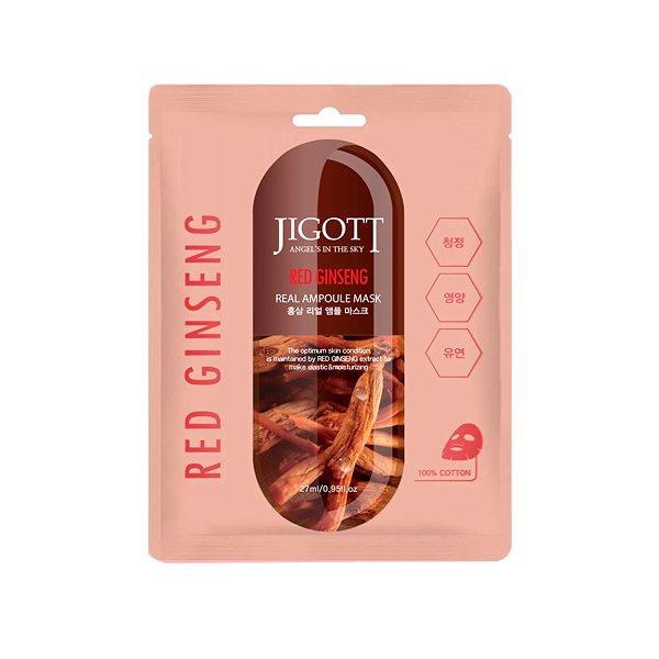 Jigott Red Ginseng Real Ampoule Mask