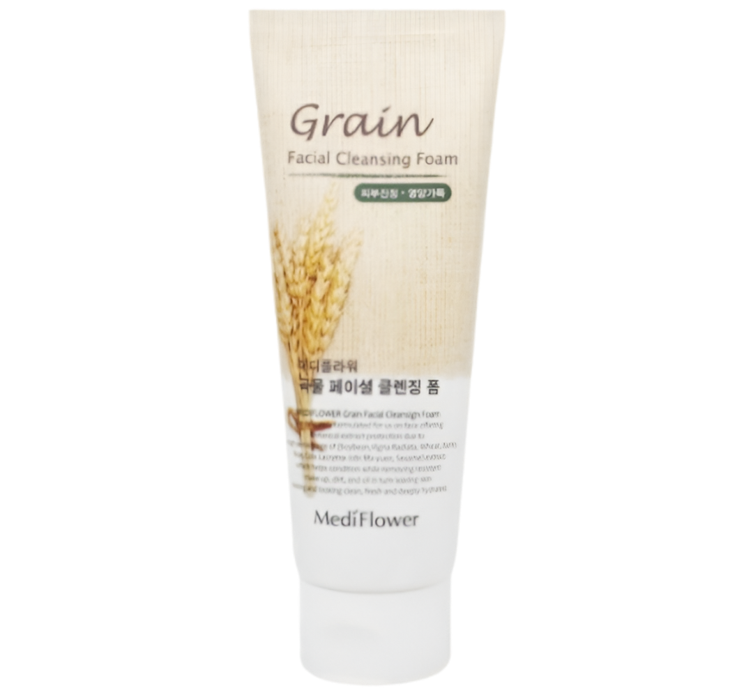 Medi Flower Mousse douce nettoyante visage au blé