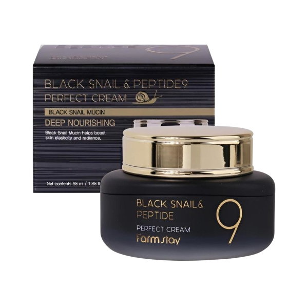 Farmstay Black Snail & Peptide 9 Perfect Cream